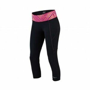 SAUCONY Scoot Lx Capri Women's Size XS  Run dry Zip-Pocket Leggings T49